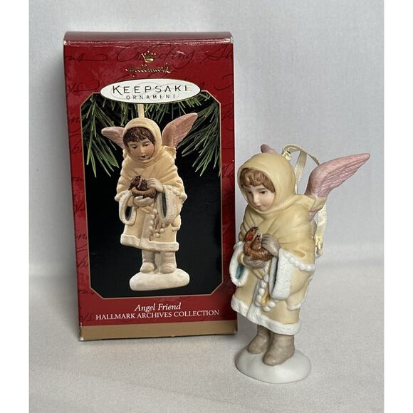 1997 Hallmark Keepsake Christmas Ornament Angel Friend Archives Collection - Picture 1 of 6
